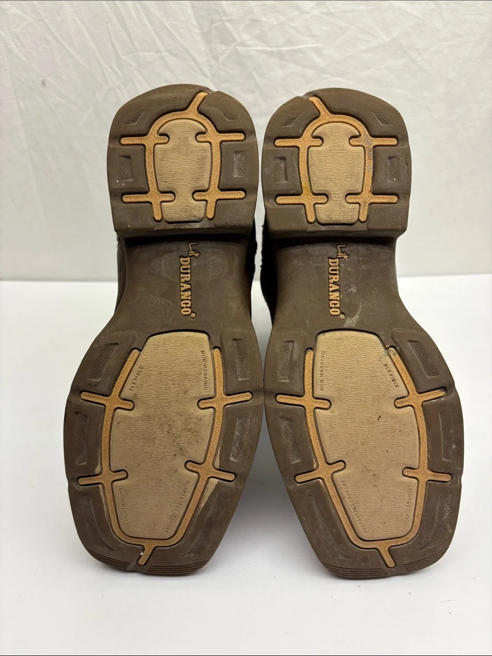 Durango Brown Leather & Digital Camo Western Boots, sz 3 little boy